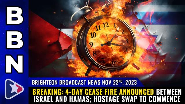 BREAKING: 4-day cease fire announced between Israel and Hamas; hostage swap to commence