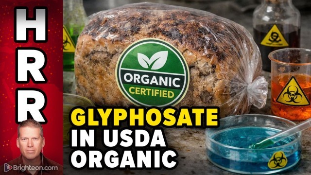 Why GLYPHOSATE Herbicide is Often Found in USDA Organic Foods