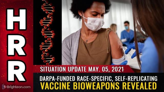 DARPA-funded race-specific, self-replicating vaccine bioweapons REVEALED