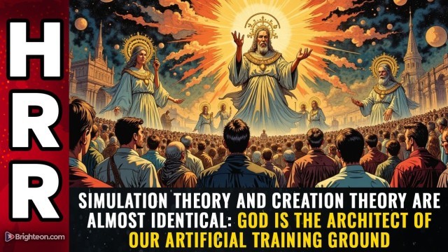 SIMULATION THEORY and Creation theory are almost identical: God is the architect of our artificial training ground