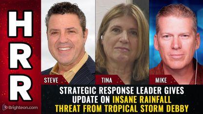 Strategic response leader gives update on INSANE rainfall threat from tropical storm Debby