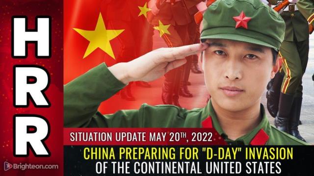 China preparing for "D-Day" INVASION of the continental United States