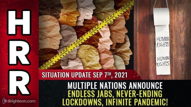 Multiple nations announce ENDLESS jabs, never-ending lockdowns, INFINITE pandemic!