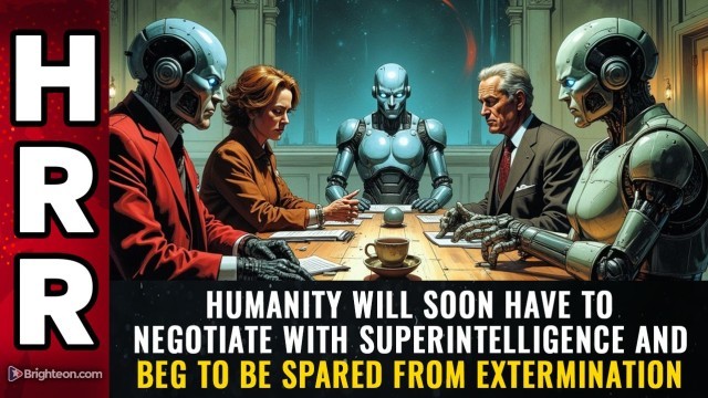 Humanity will soon have to NEGOTIATE with SUPERINTELLIGENCE and beg to be spared from extermination