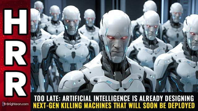 TOO LATE: Artificial Intelligence is already designing next-gen KILLING MACHINES that will soon be deployed