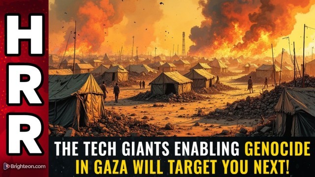 The tech giants enabling GENOCIDE in Gaza will target YOU next!