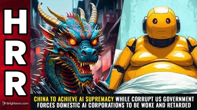 China to achieve AI SUPREMACY while corrupt US government forces domestic AI corporations to be woke and retarded