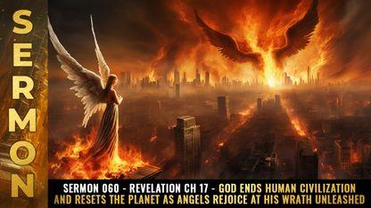 Mike Adams Sermon #060 - Revelation Ch 17 - God ENDS human civilization and resets the planet as angels REJOICE at his wrath unleashed