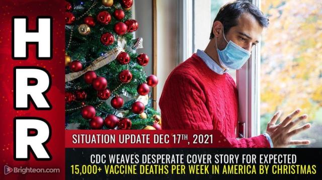 CDC weaves desperate cover story for expected 15,000+ vaccine deaths PER WEEK in America by Christmas