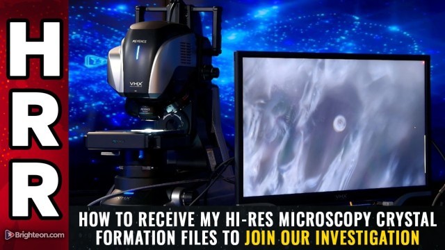 How to receive my hi-res microscopy crystal formation files to join our investigation