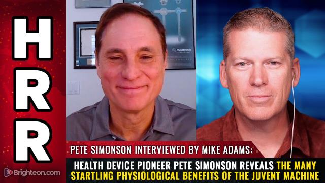 Health device pioneer Pete Simonson reveals the many startling physiological benefits of the JUVENT machine