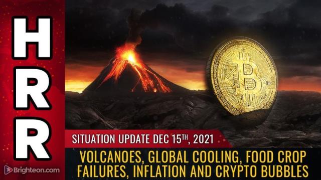 Volcanoes, global cooling, food crop failures, inflation and crypto bubbles