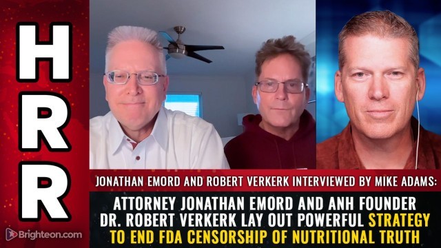 Attorney Jonathan Emord and ANH founder Dr. Robert Verkerk lay out powerful strategy to END FDA CENSORSHIP of nutritional truth