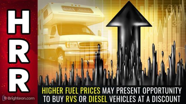 Higher FUEL prices may present opportunity to buy RVs or DIESEL vehicles at a discount