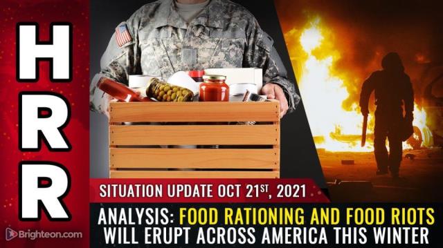 ANALYSIS: Food rationing and FOOD RIOTS will erupt across America this winter