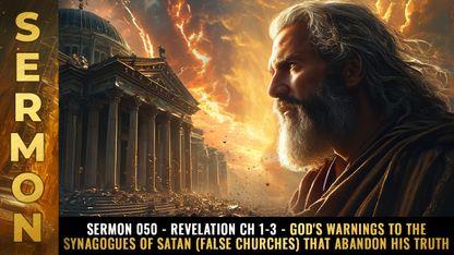 Mike Adams Sermon #050 - Revelation Ch 1-3 - God's warnings to the SYNAGOGUES OF SATAN (false churches) that abandon His truth