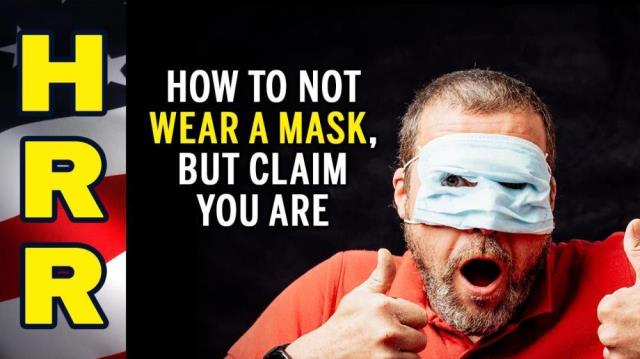 How to not wear a mask, but claim you are