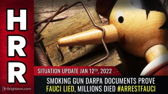 SMOKING GUN DARPA documents prove Fauci lied, MILLIONS died #ArrestFauci