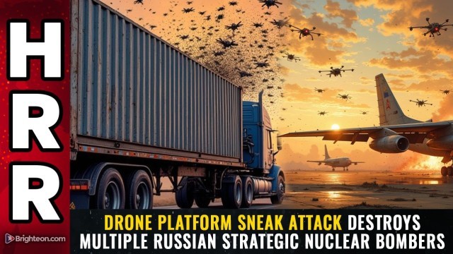 Drone platform SNEAK ATTACK destroys multiple Russian strategic nuclear bombers