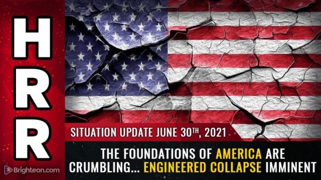 The foundations of America are crumbling... engineered collapse imminent