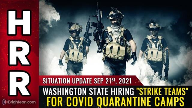 Washington State hiring "strike teams" for COVID quarantine camps