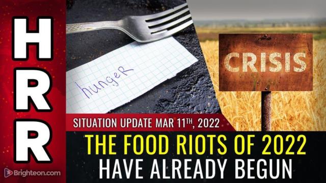 The FOOD RIOTS of 2022 have already begun