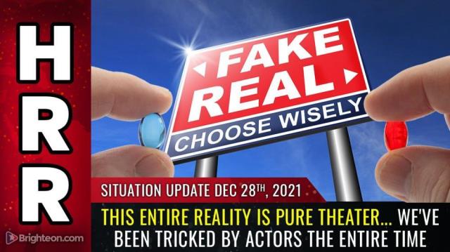 This entire REALITY is pure THEATER... we've been tricked by ACTORS the entire time