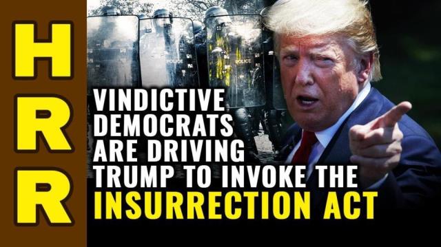 Vindictive Democrats are DRIVING Trump to invoke Insurrection Act