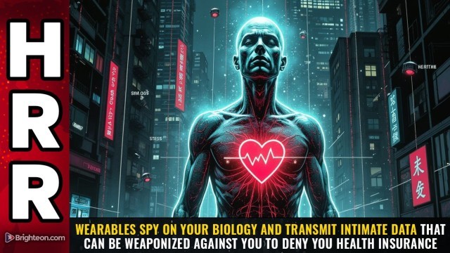 WEARABLES spy on your biology and transmit intimate data that can be weaponized against you to DENY you health insurance