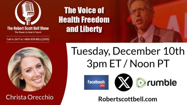 Mitochondrial Dysfunction, Pine Needle Extract, Christa Orecchio, Thyroid-Adrenal-Gut, Bufo Rana, FDA Vax Docs, UPMA Winners