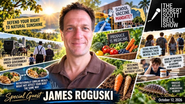 Florida Vaccine Fight, James Roguski, Defend Your Right To Natural Sunshine, New York vs Amish, Vegetables Losing Nutrition, ADHD Drug Failure